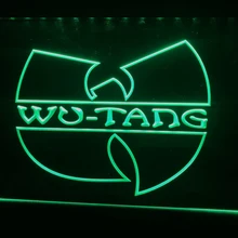 Светодиодный неоновый светильник с логотипом для пивного бара C110 Wu Tang
