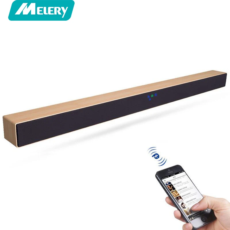 

Melery TV Soundbar Home Theater Surround Sound System Audio A1 Wireless Bluetooth HD Bass Stereo Speakers 60W For TV At Home
