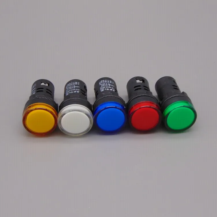 Verde Huang Azul Branco 16mm Botão Interruptor