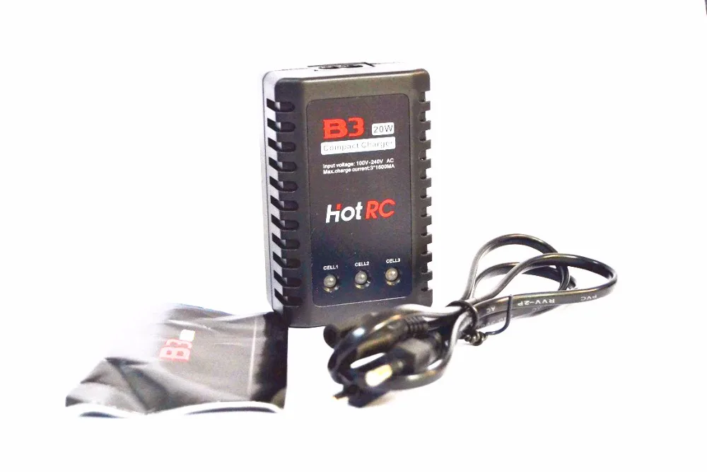 Зарядное устройство B3 20 Вт 2S 3S Lipo для аккумуляторов компактное легкое
