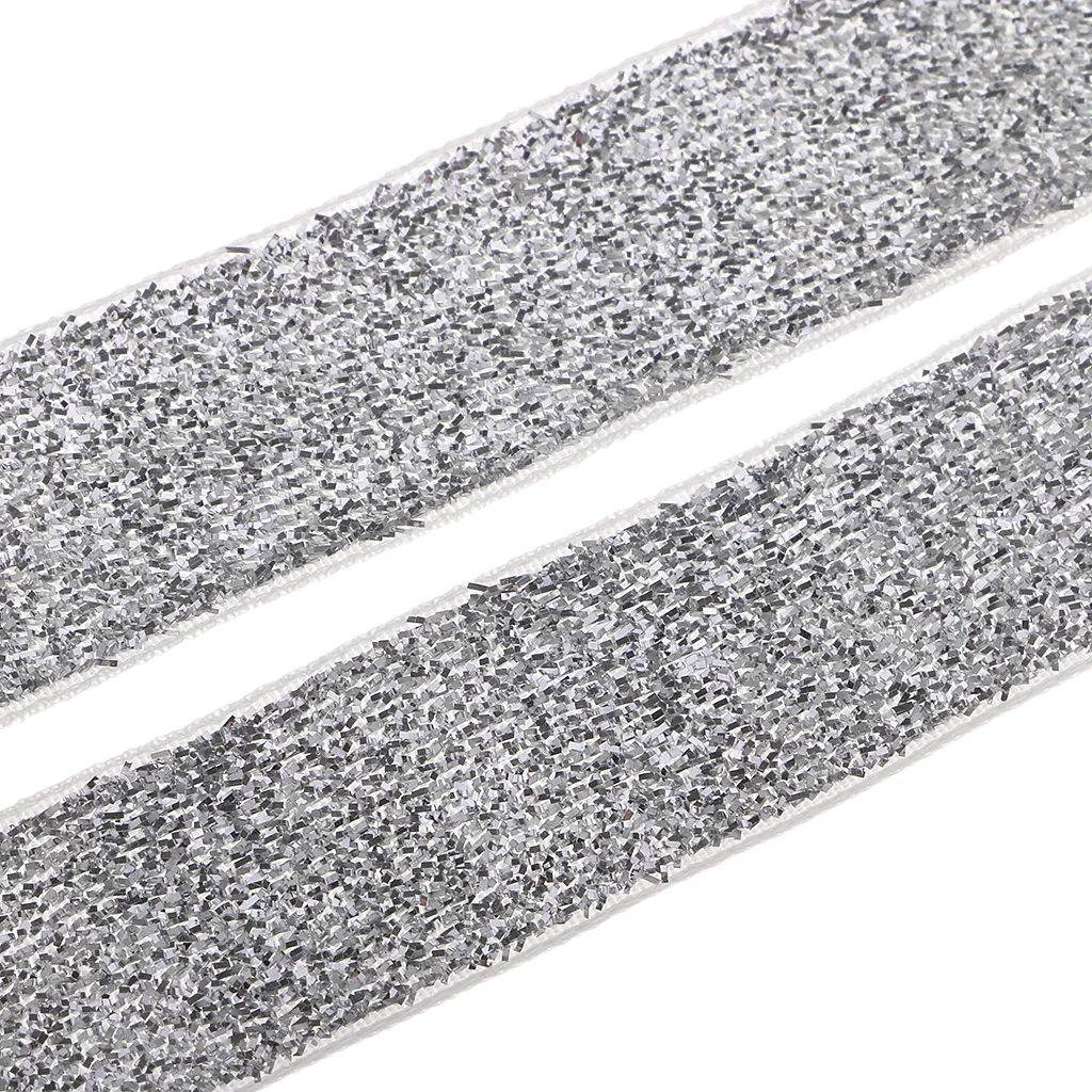 1 Roll Assorted Colors 10mm/15mm/20mm Glitter Velvet Ribbon DIY Crafts Hair Bow Clothes for Sewing Scrapbook Making Home Decor