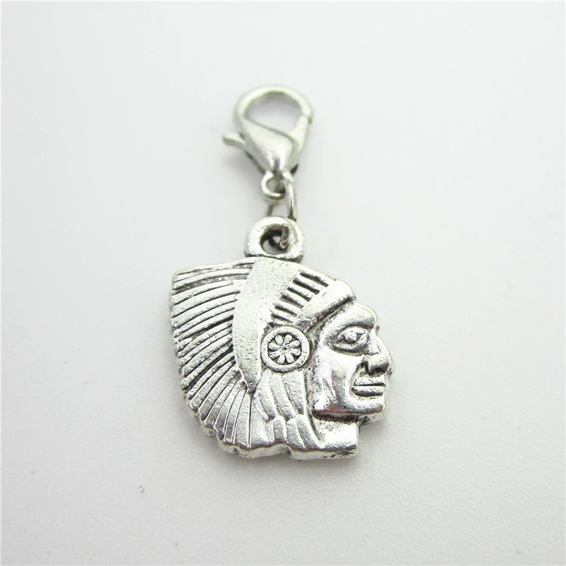 20pcs Indian Charms dangle charms hanging lobster clasp charm