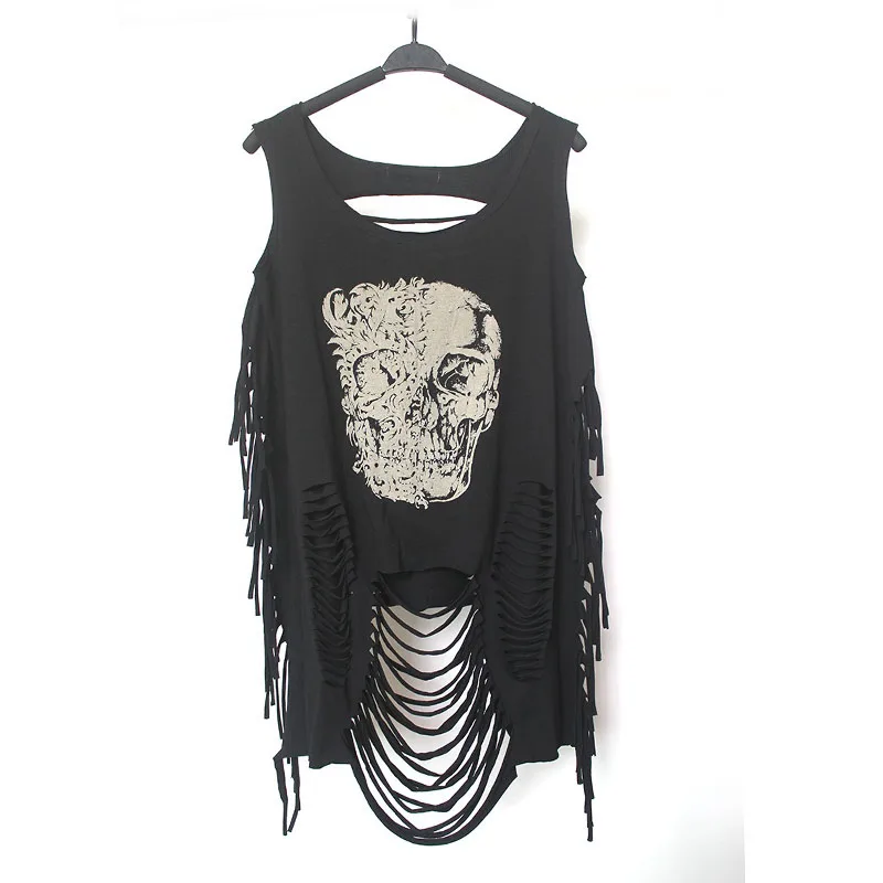 

Crop Top Cropped Sexy Tank Fashion Casual Punk Rock Pok Streetwear Hollow Out Tanks Bustier harajuku Women's Clothing Clothes