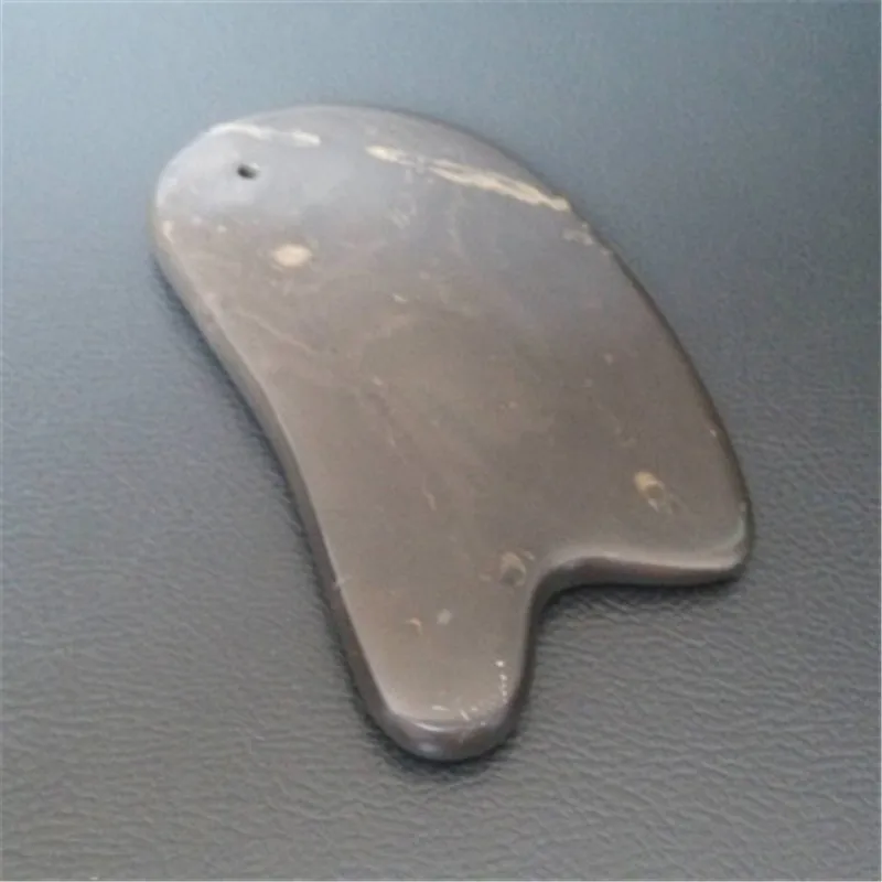 AAA+ Natural grey bian stone guasha board massage tool facial treatment scraping tool for body health care AAA+ Natural grey bian stone guasha board massage tool facial treatment scraping tool for body health care