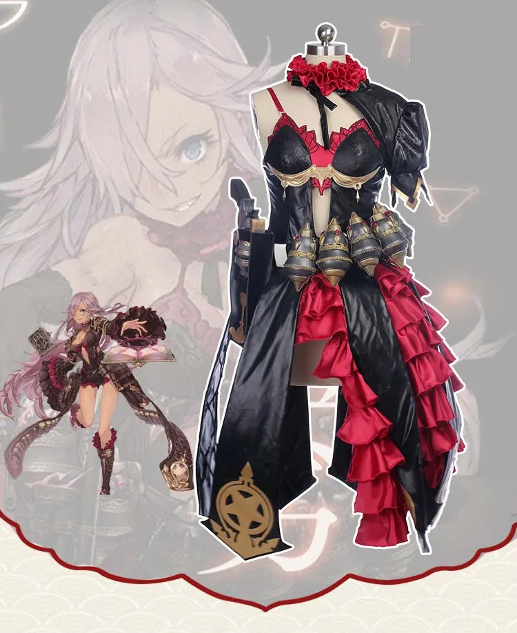 CosplayLove SINoALICE Cosplay Costume Dead Alice Cinderella Dress Cosplay Costume Full Suit Custom Made (13)
