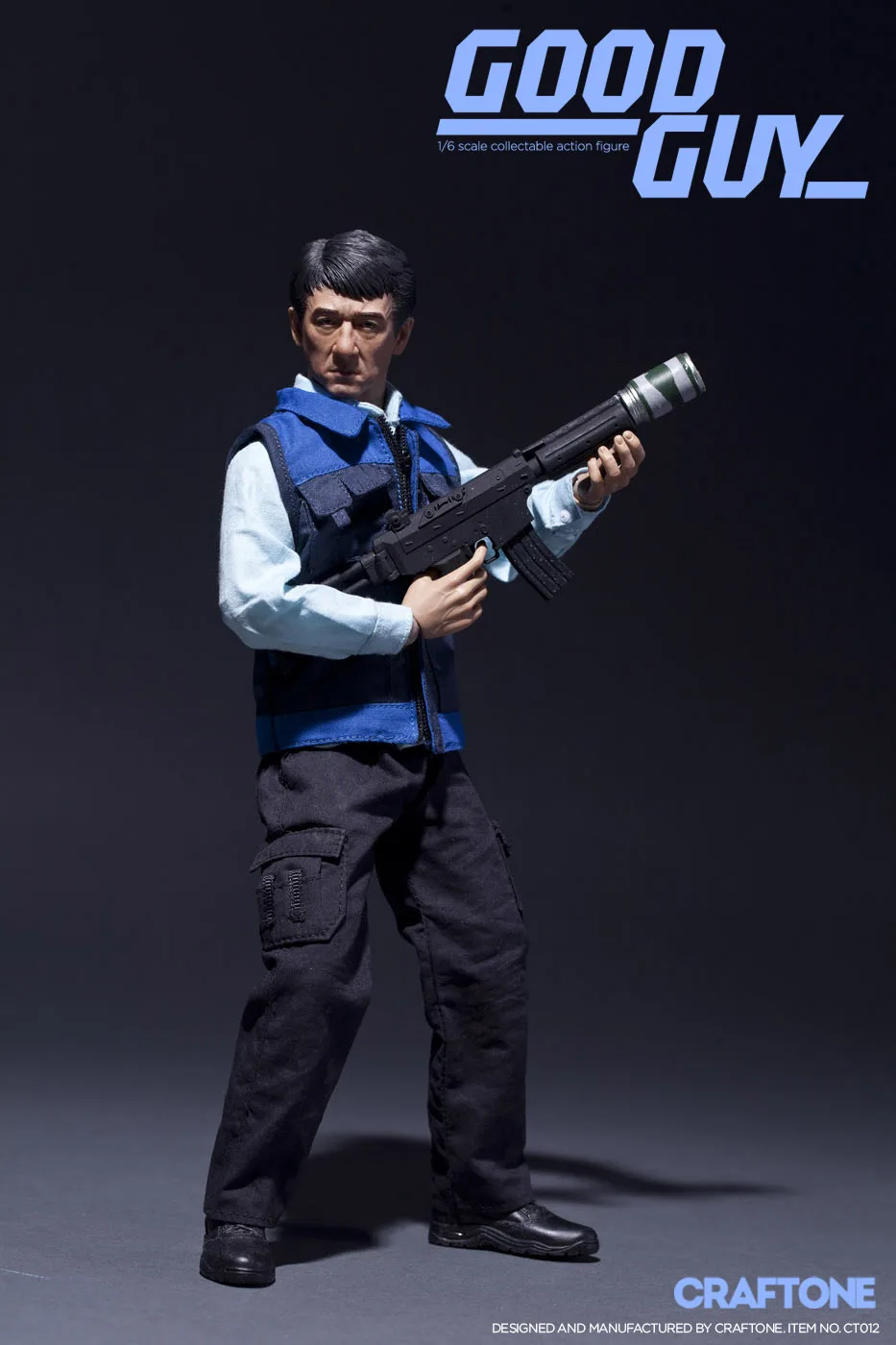 

CRAFTONE NO.013 1/6 Veterans Good Guy Jackie Chan Collection Action Figure for Fans Holiday Gift