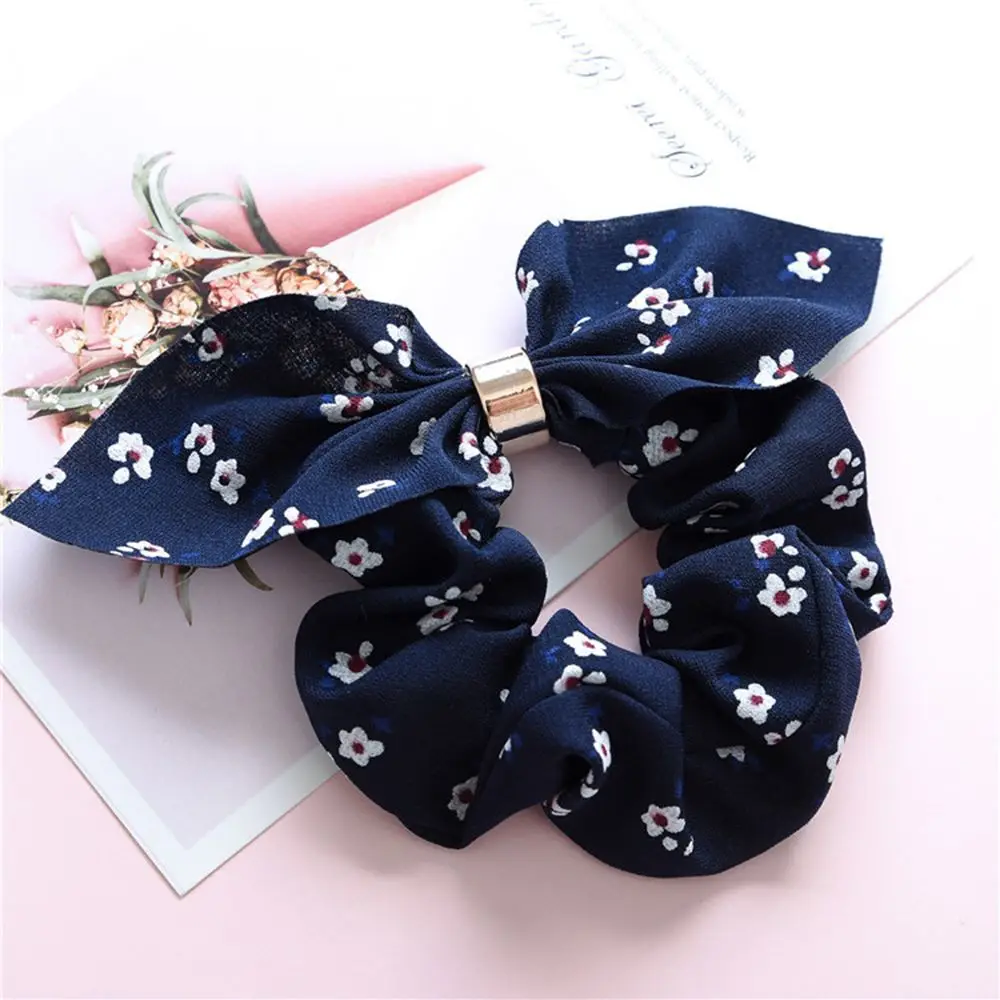 1PC Fashion Women Adjustable Bow Knot Hair Rope Ring Tie Elastic