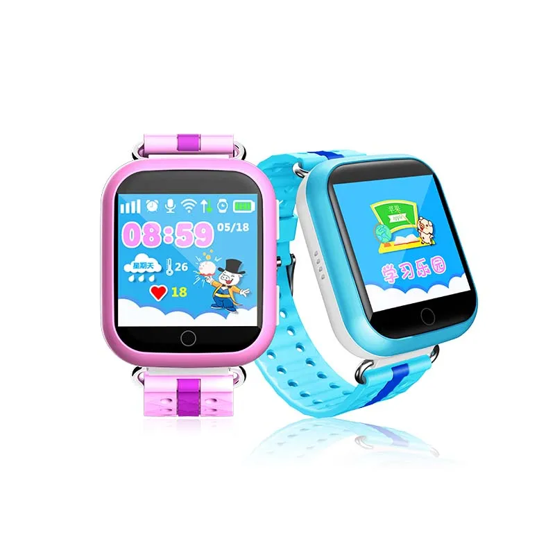 LBS/GPS tracker with pedometer sleep monitor sos alarm led watches for kidsgps kids watch