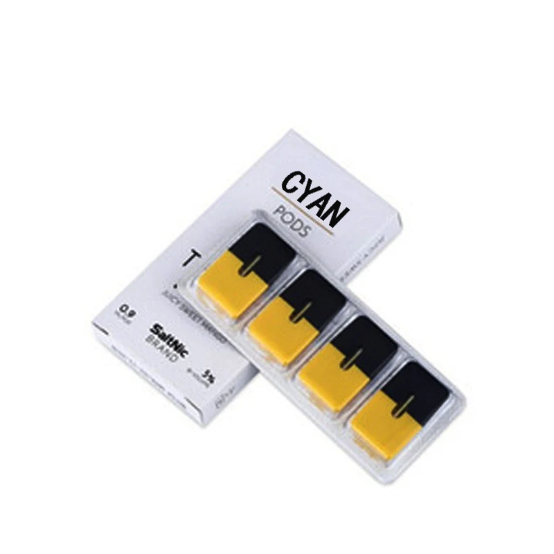 

4Pcs/Lot Vape Pen Pods 0.9ml Closed System Refillable Pod Vape Pen Cartridge for MYLE Device Electronic Cigarette BCD Pods