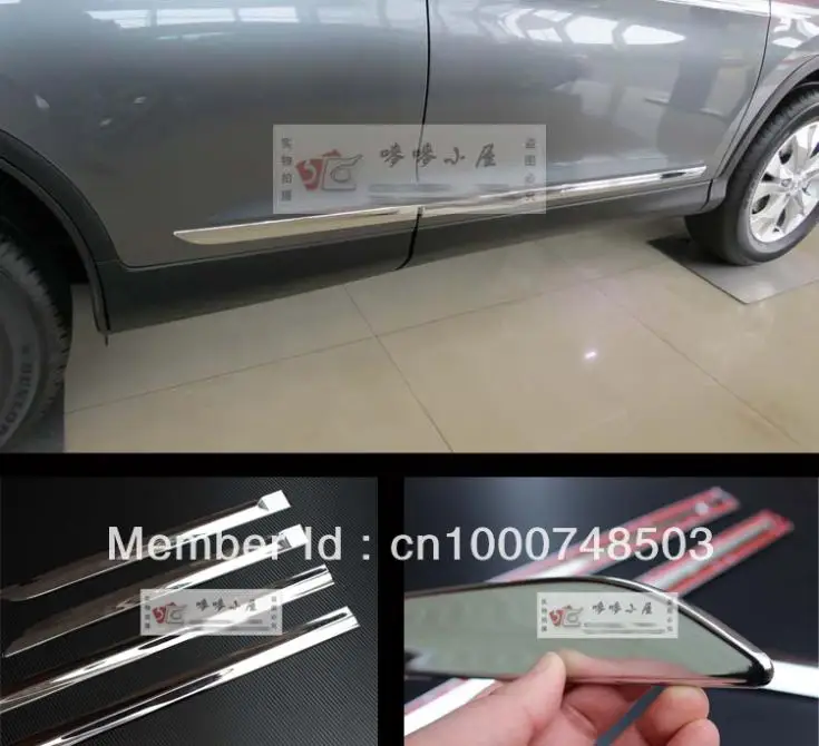 For Honda CRV CR V 2012 2013 2014 ABS Chrome Side Door Body molding