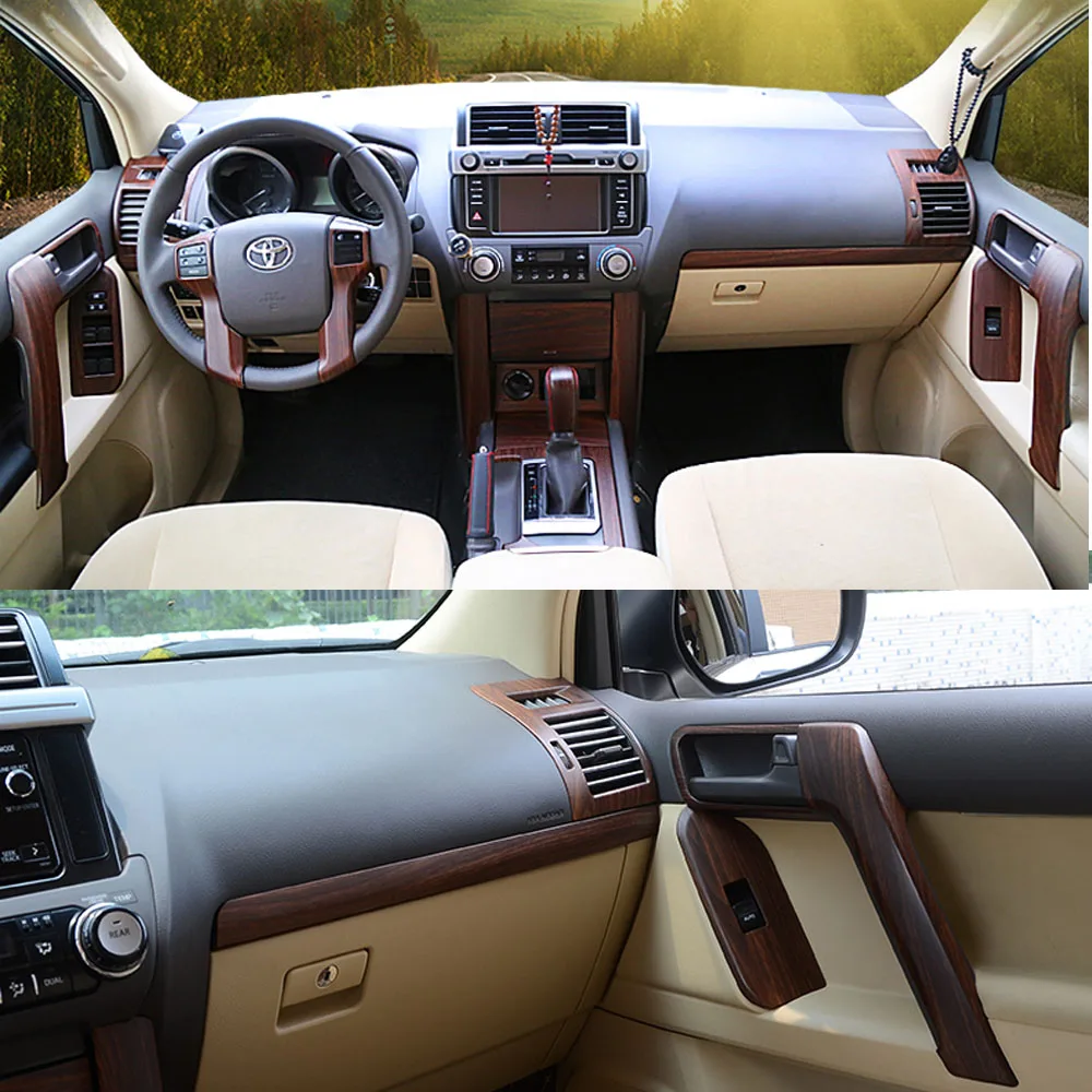 30 шт. деревянные Цвет приборной панели пеналы на выходе Крышка для Toyota Land Cruiser Prado