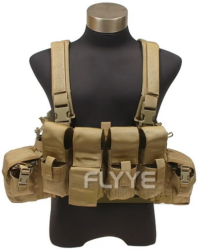 

Emerson Tactical LBT-1961A-R Load Bearing Chest Rig EmersonGear LBT 1961A R Carrier Vest w/ Zipper & M4 Magazine Mag Pouches