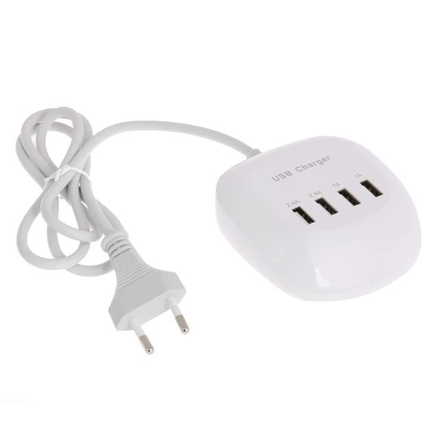 Cheap Quick Charge Hub 4 USB Ports Travel Charger EU Plug Wall Socket Dock Fast Charging Extension Power Adapter for Tablet PC Phone Cheap Quick Charge Hub 4 USB Ports Travel Charger EU Plug Wall Socket Dock Fast Charging Extension Power Adapter for Tablet PC Phone