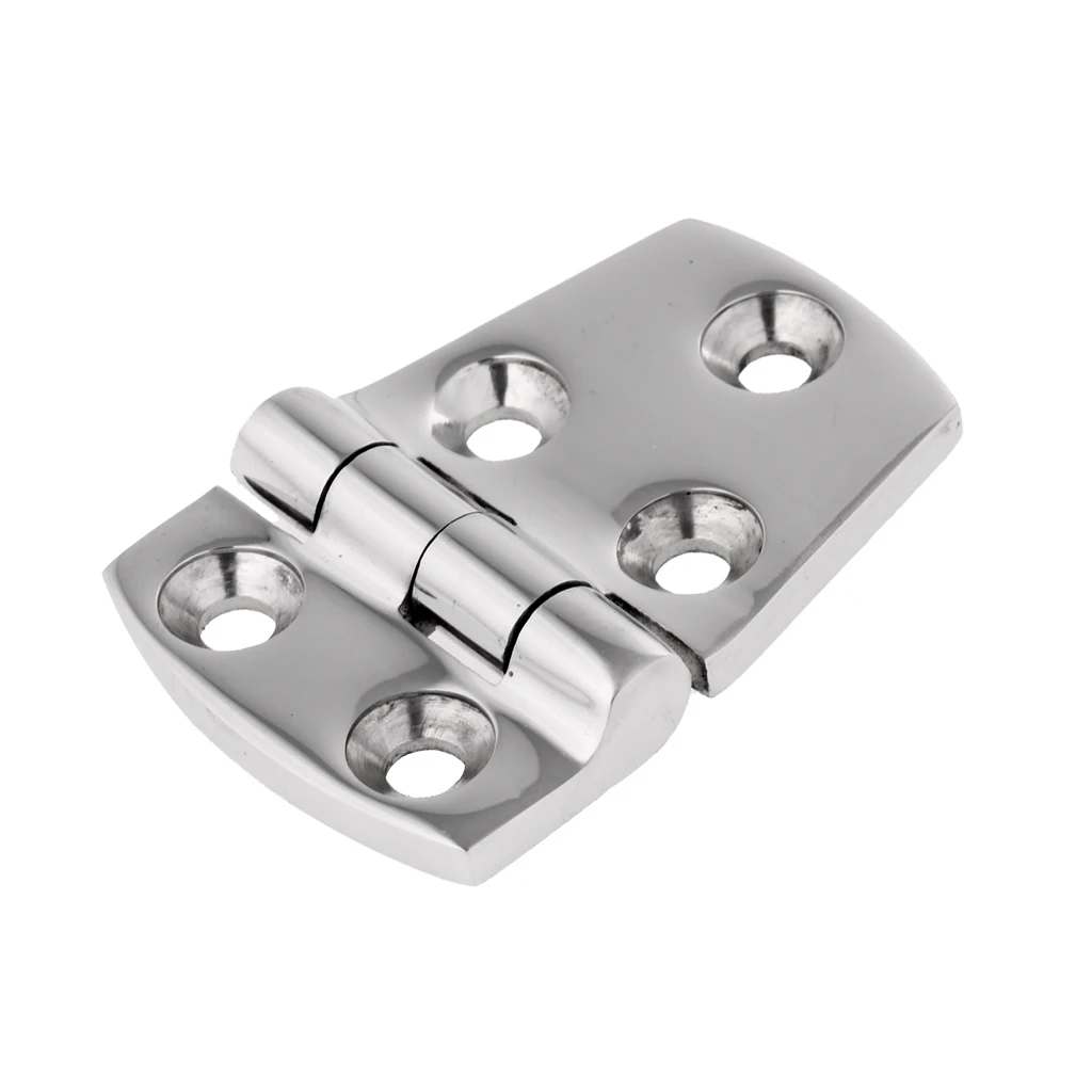 Durable Marine Grade 316 Stainless Steel Short Side Door Cabin Hinge for Boats Caravan RV 5.7 x 3.8cm