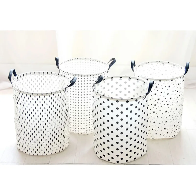 حار القطن الكتان سلة الغسيل طوي للماء سلة الغسيل متعددة الوظائف سلة التخزين FQ-جي