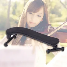 High Quality Violin Shoulder Rest Fully Adjustable Black Support for Violin 3/4 4/4 Size HS