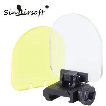 

SINAIRSOFT Bulletproof Lens Protector Folding For Paintball Airsoft 551 552 553 556 557 Scope Red Green Dot Sight Hunting