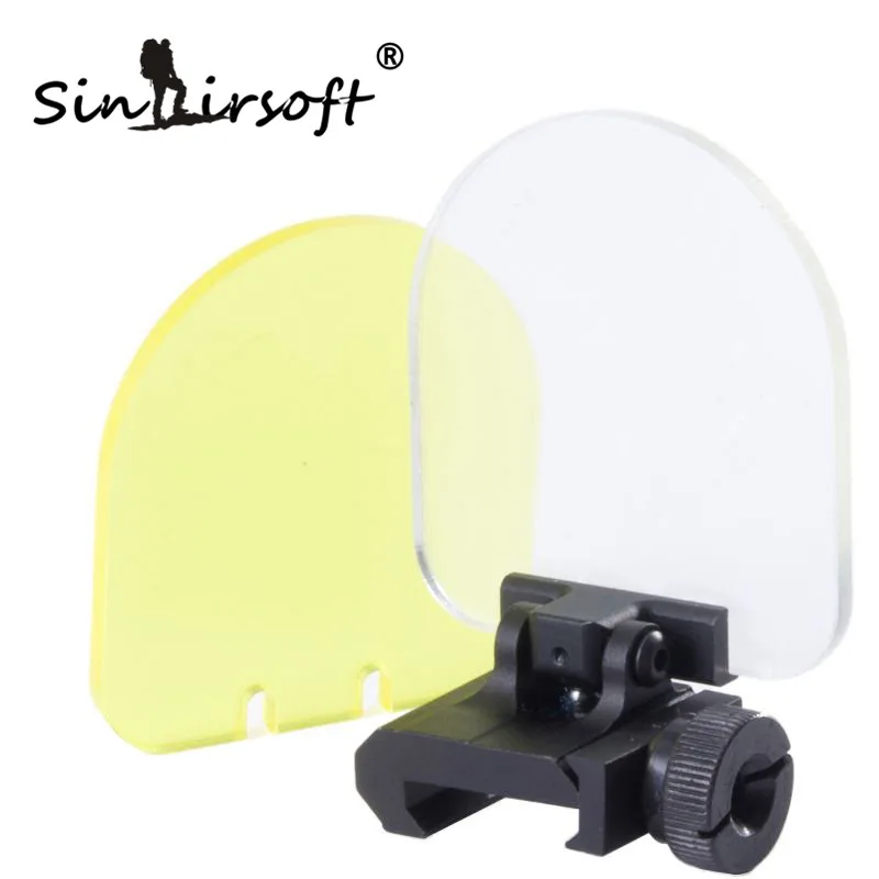 

SINAIRSOFT bulletproof lens protector folding for airsoft 551 552 553 556 557 scope red green dot sight Black hunting SA6501