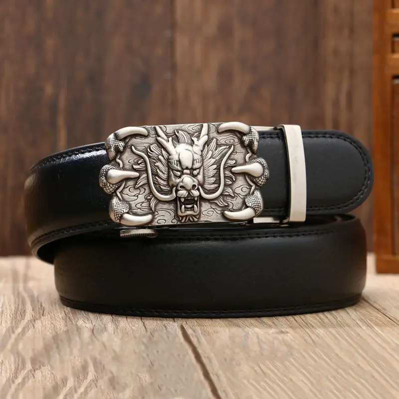 

fashion retro luxury dragon scorpion spider buckle belts men designer strap cowboys high quality belt accessories