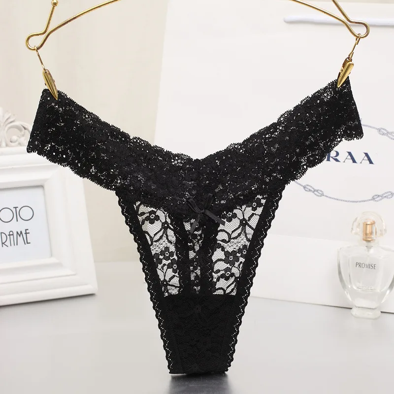 S-XXL Big Size Sexy Cozy Lace Briefs Short G Thongs G-String Lingerie Panties Underwear Women  (18)