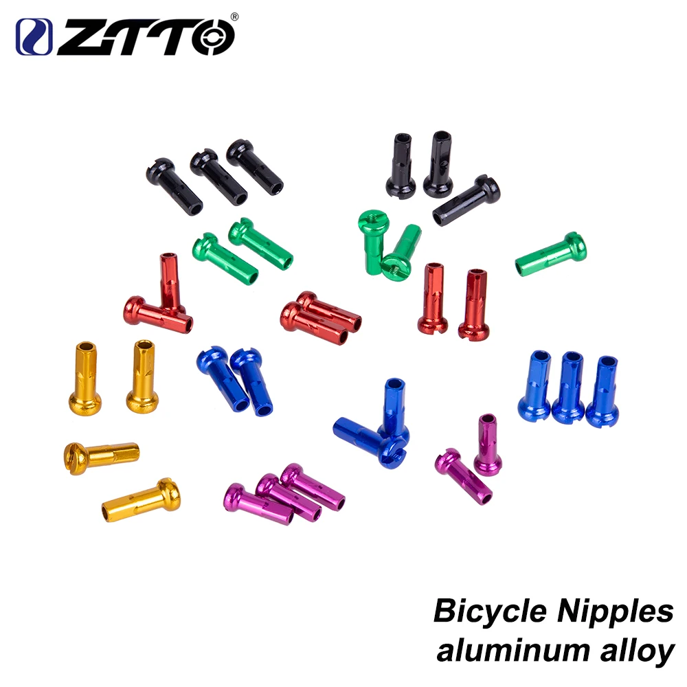 ZTTO Bicycle Nipples 14G 2.0 14mm 2.0mm High strength Aluminum alloy