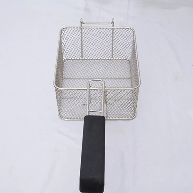 

Stainless Steel Deep Fat Fryer Basket Oil Fried Chips Fish Nuggets Fry Food Kitchen Cook Pan @LS JY14