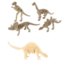 Горячая Ассорти динозавр Скелет цифры Модель Конструкторы детские развивающие игрушки