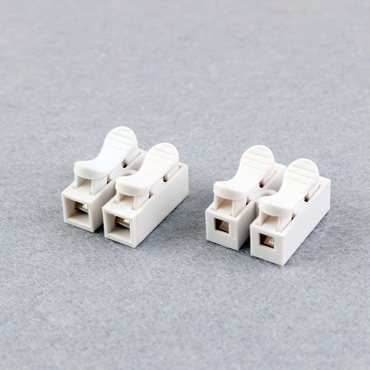

10pcs/lot Quick Connector Spring Wire Connector Screw Terminal Barrier Block Wire Connecting for LED Strip Light