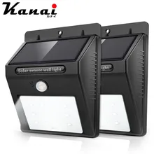 Беспроводной датчик движения безопасности, солнечные ночники 2835 3 8 12 20 22 46 светодиодов, яркие и водонепроницаемые для наружной стены сада