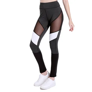 

Jocoo Jolee Mesh Patchwork Leggings Women Spring Polyester High Waist Trousers Push Up Fitness Elasticity Lady's Leggings