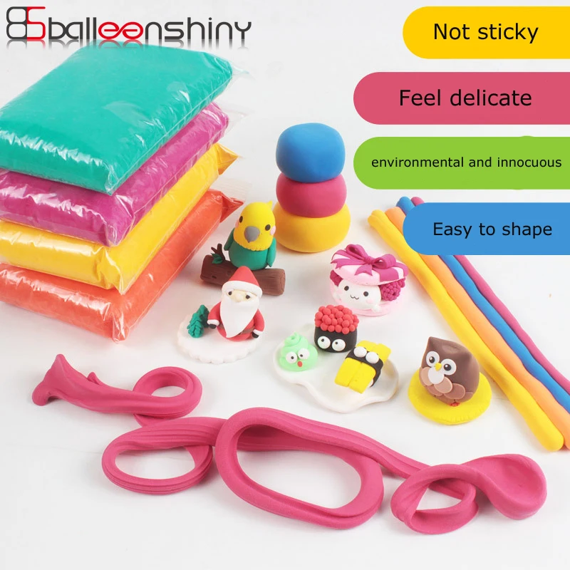 

BalleenShiny 500g Air Clay DIY Plasticine Baby Educational Toy Fimo Polymer Modelling Light Clay Hot Sale Soft Creative Handmade