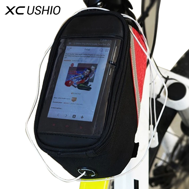 Popular Bicycle Cycling Bag Bike Front Frame Phone Pouch Bag for Mobile