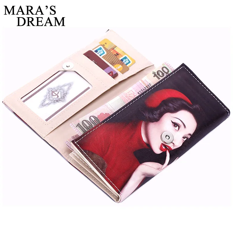 Mara's Dream женский кошелек клатч Монро Хепберн колода карт держатель леди сумки