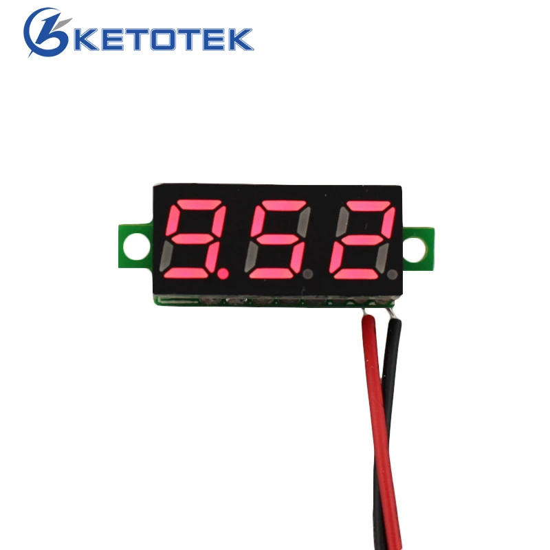 

New 0.28" Super Mini Digital Red Led Display Voltmeter DC 3.5-30V Car Volt Voltage Panel Meter