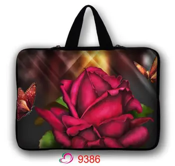 

Red Rose Neoprene Laptop Sleeve Bag Notebook Case Smart Cover 7 10 12 13 14 15 17.3 inch Tablet Netbook Computer Bag