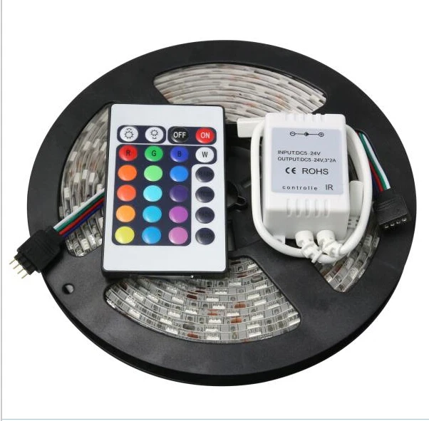 Гибкая светодиодная лента 5 м 5050 SMD водонепроницаемый 60 светодиодов/м 300