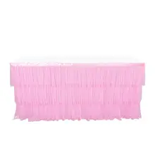 Adeeing 3-х слойные эластичная байковая подошва Юбка для стола крышка для Одежда для свадьбы, дня рождения украшение дома