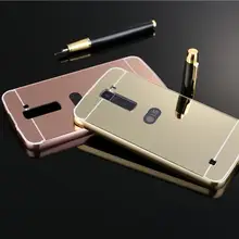 Чехол для телефона LG K10 LTE M2 F670 Q10 роскошный модный Зеркальный Алюминиевый чехол с металлической рамкой