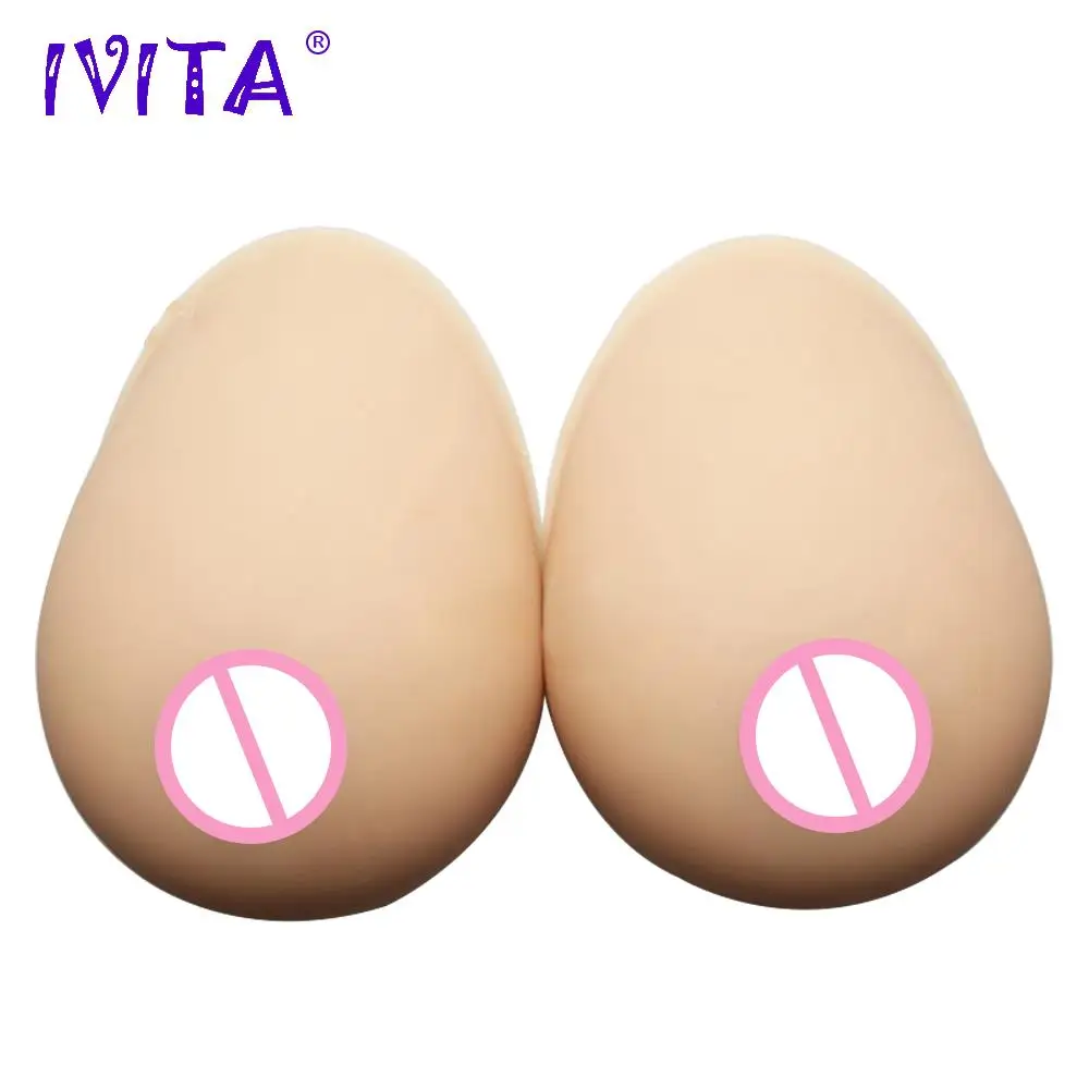 

IVITA 1400g Beige Fashion Silicone Breast Forms False Fake Boobs Enhancer Crossdresser Transvestite User Artificial Mastectomy