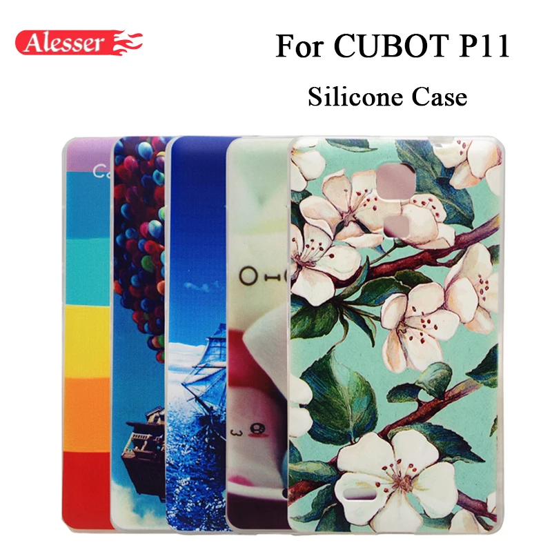 Alesser 10 стильный цветной защитный чехол для CUBOT P11 силиконовый смартфона |