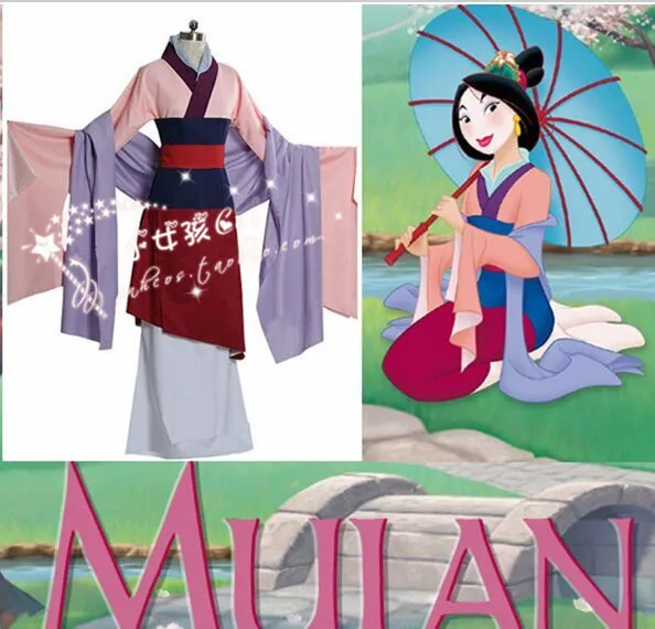 Neue 2017 Fantasia Prinzessin Mulan Halloween Kostüm Frauen Nach Maß ...