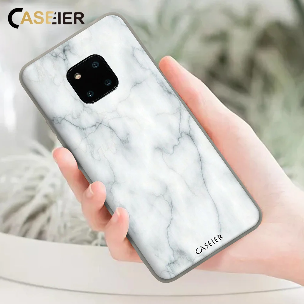 CASEIER Soft Marble Phone Cases For Huawei P20 p30 lite Case Bag Mate 10 20 Pro Lite Honor 9 Capa Capinhas Shells |