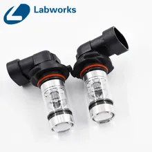 Новая одежда для маленькой девочки 2X9005 HB3 светодиодный 100 Вт 10000K Blue лазерный проектор для противотуманные Автомобильные фары