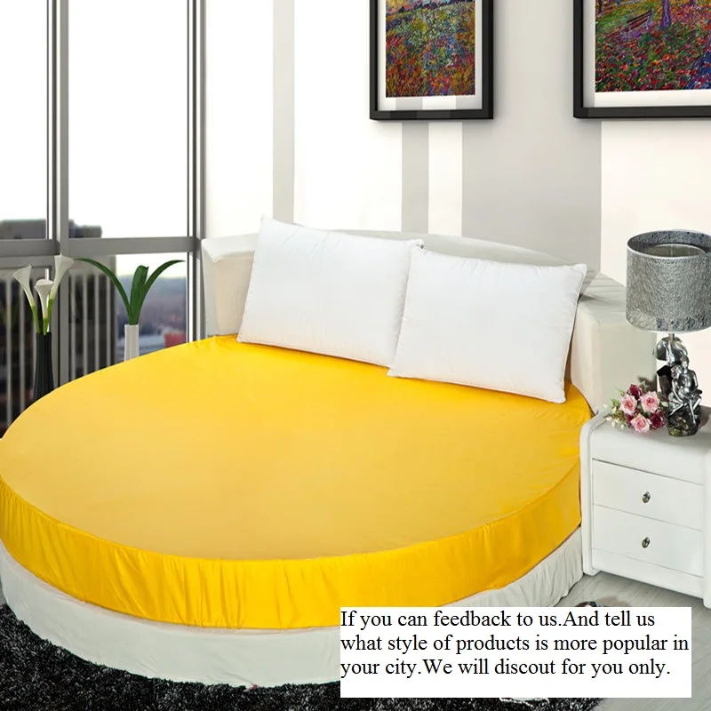 Round bedding set fitted sheet, cheap wholesale antibacterial brief