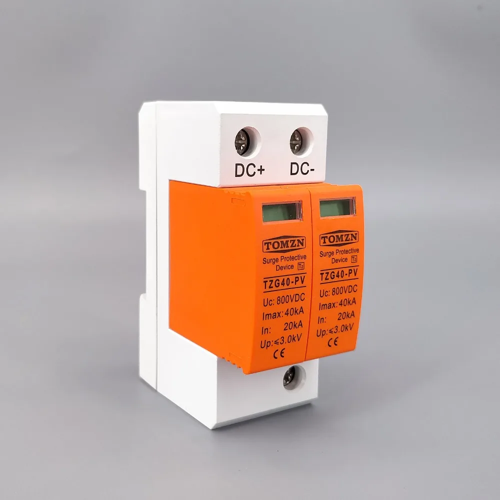 Защитное устройство от перенапряжения SPD DC 800V 20KA ~ 40KA House|house surge protector|spd dcsurge protector