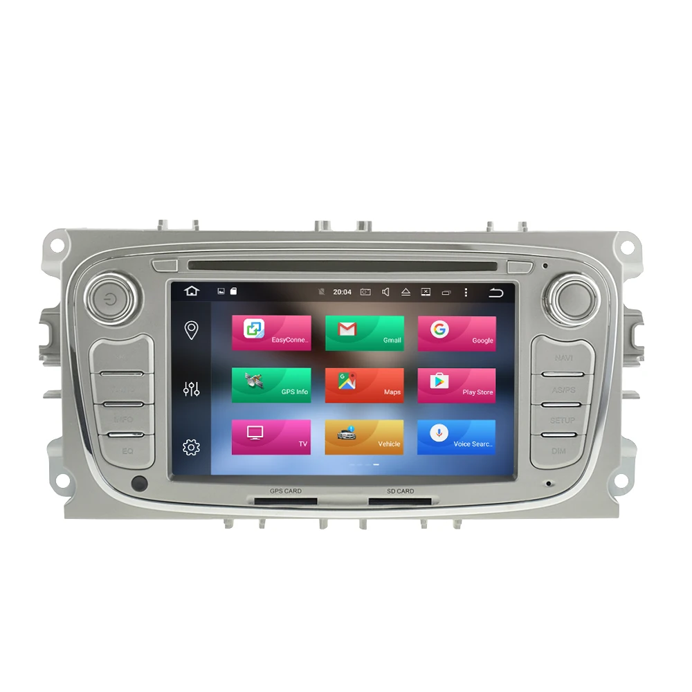 Discount Octa Core Android 9.0 Car Radio GPS Navigation Stereo For FORD Focus 2 2008-2010 Mondeo S-MAX  Auto Audio Ram 4g 64g 3