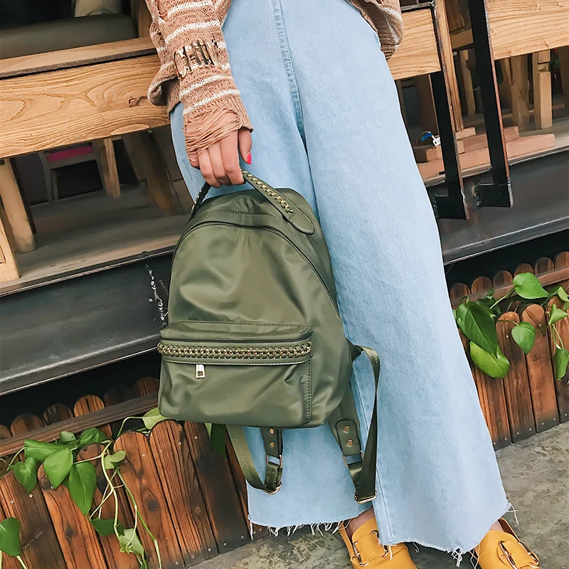 JANESPRI School Backpack for Teenage Girl Mochila Feminina Escolar Women Backpacks Nylon Waterproof Casual Laptop Bagpack Female (44)