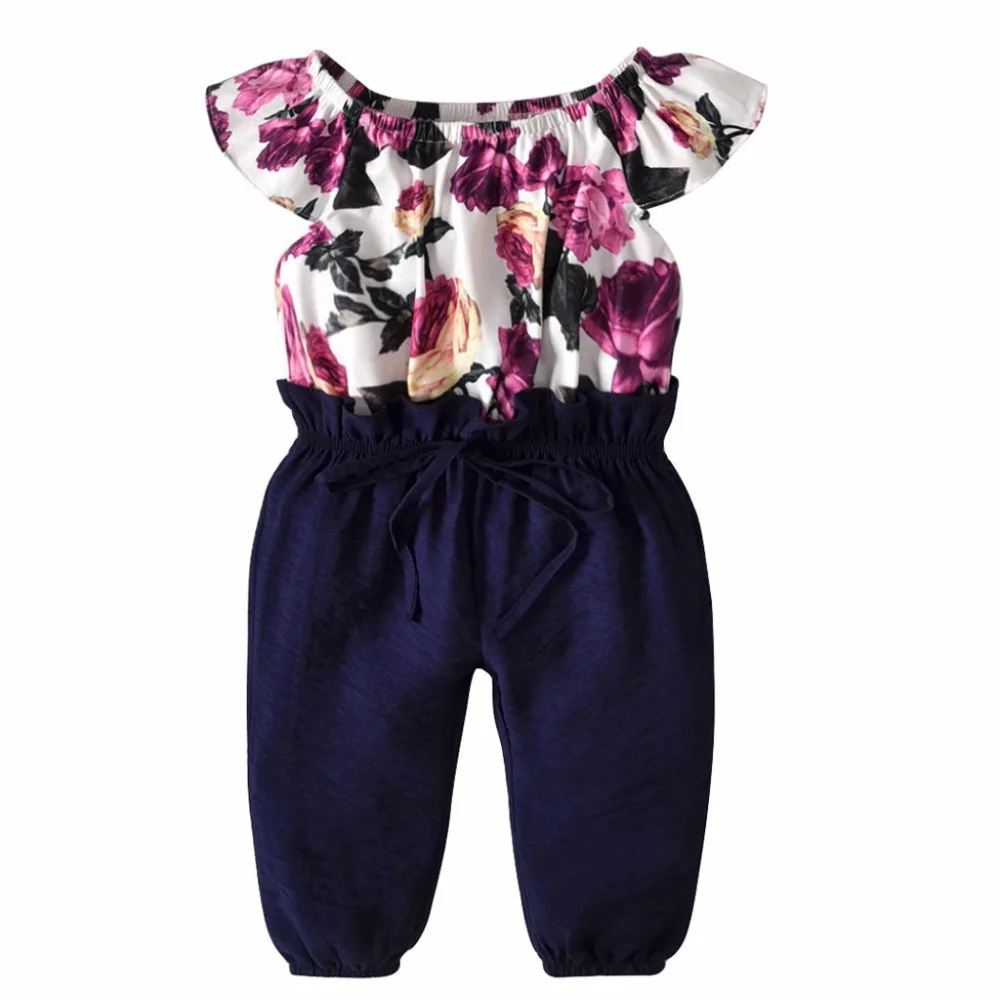 

New Newborn Baby Boys Girls One-pieces Kids Clothes Printed Romper Jumpsuits Clothes