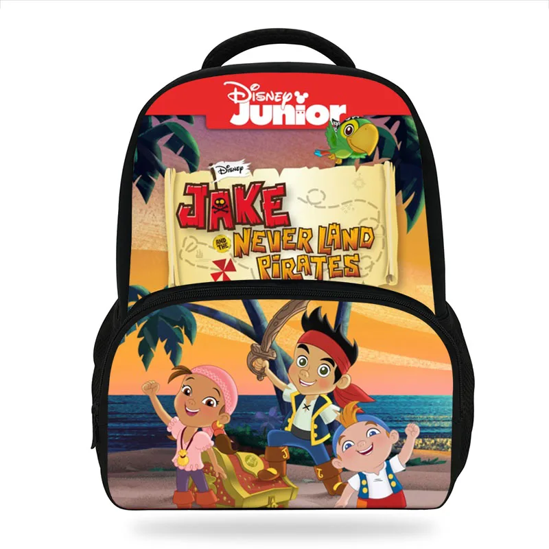 

Satchel Children School Bags Cartoon Jake and the never land pirates Print School Backpacks for Boys Mochila Escolar Rucksack
