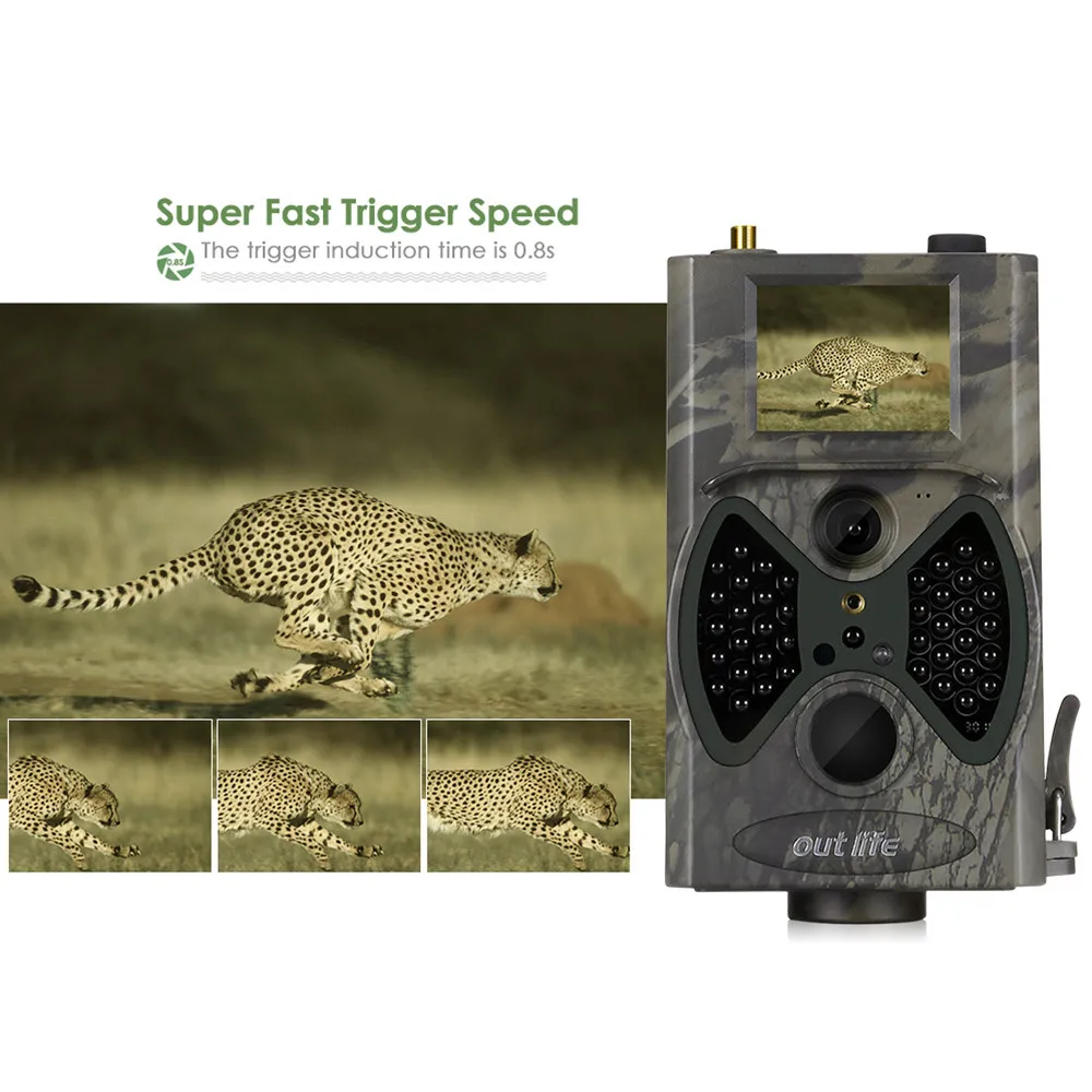 

Outlife HC-300M 12MP 1080P 940nm 2G SIM MMS / SMTP Digital Trail Wildlife Night Vision Hunting Camera with 40pcs Infrared LEDs